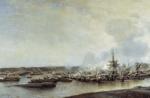 Dag van de eerste Russische geschiedenis van de overwinning op zee